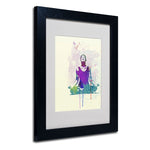 Trademark Fine Art 'Meditating Mind' 11" x 14" Black Frame Art
