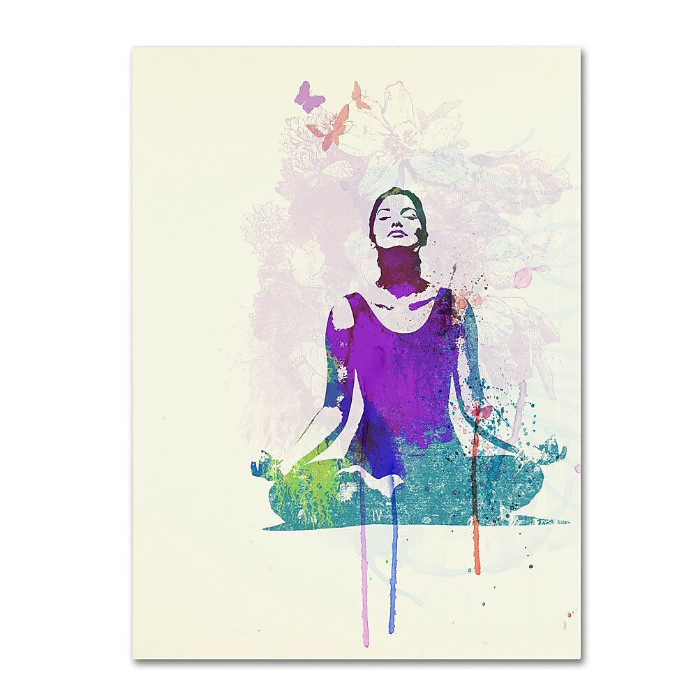Trademark Fine Art 'Meditating Mind' 24" x 32" Canvas Art