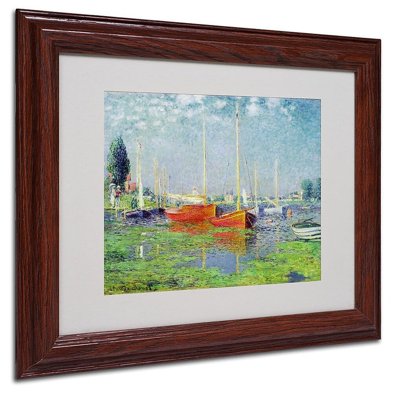 Trademark Fine Art 'Argenteuil' 11" x 14" Wood Frame Art