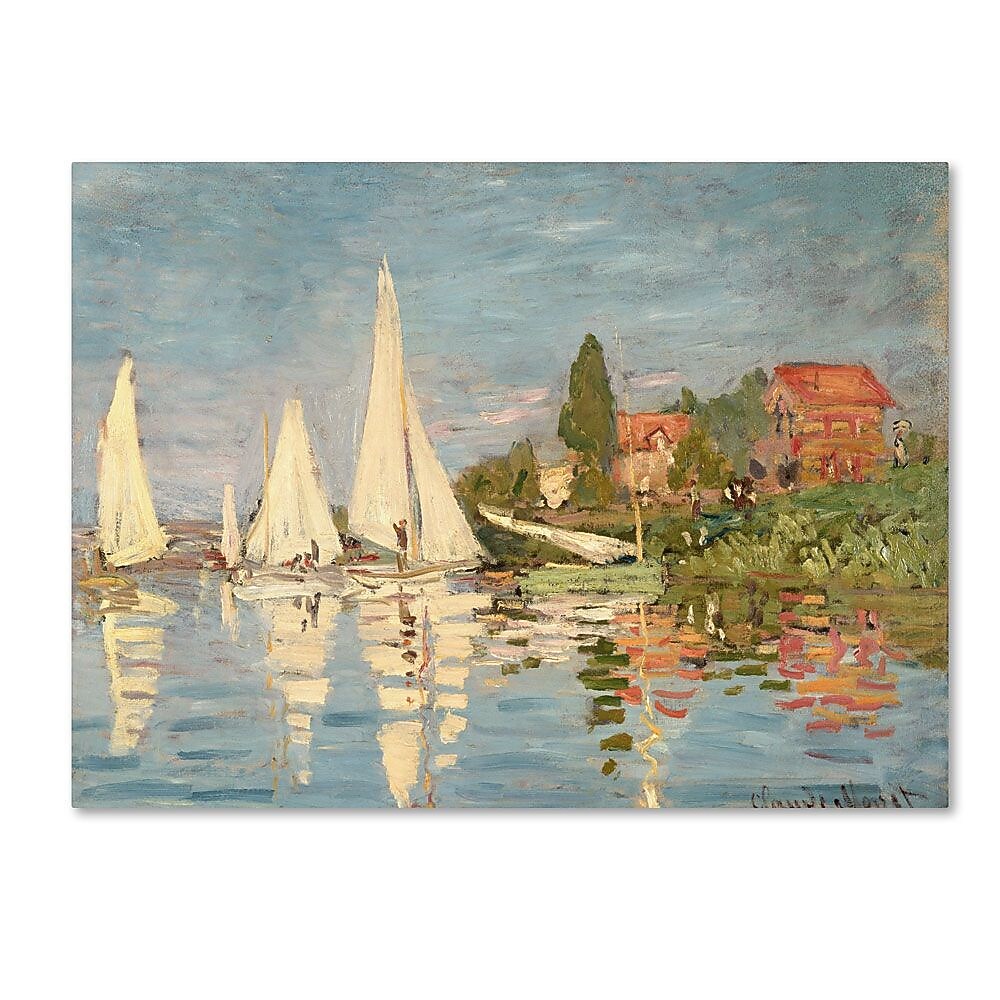 Trademark Fine Art 'Regatta at Argenteuil' 22" x 32" Canvas Art