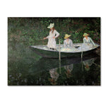 Trademark Fine Art 'The Boat at Giverny' 35" x 47" Canvas Art
