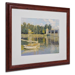 Trademark Fine Art 'The Bridge at Argenteuil' 16" x 20" Wood Frame Art