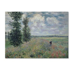 Trademark Fine Art 'The Poppy Field' 14" x 19" Canvas Art