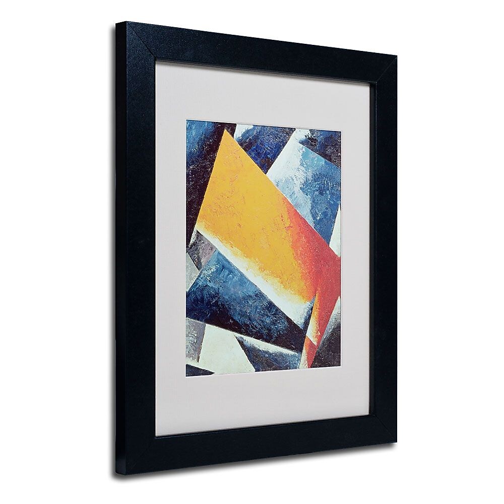 Trademark Fine Art 'Architectonic Composition' 11" x 14" Black Frame Art