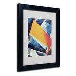 Trademark Fine Art 'Architectonic Composition' 11" x 14" Black Frame Art