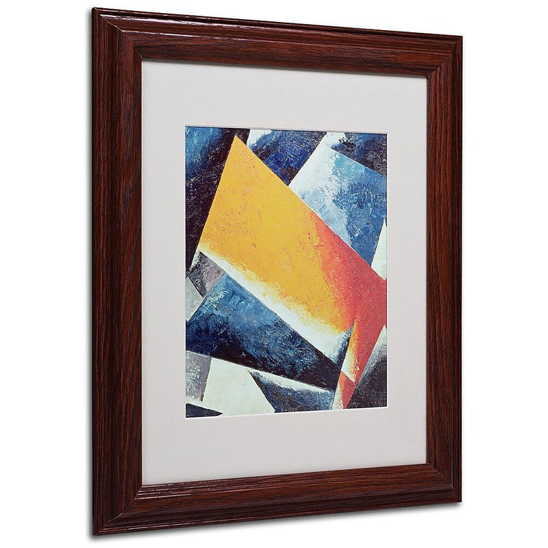 Trademark Fine Art 'Architectonic Composition' 11" x 14" Wood Frame Art