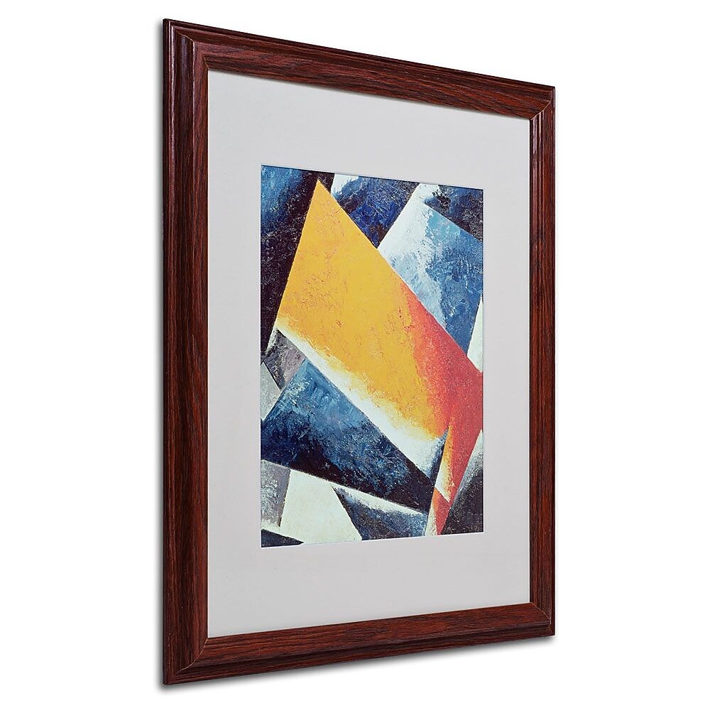 Trademark Fine Art 'Architectonic Composition' 16" x 20" Wood Frame Art