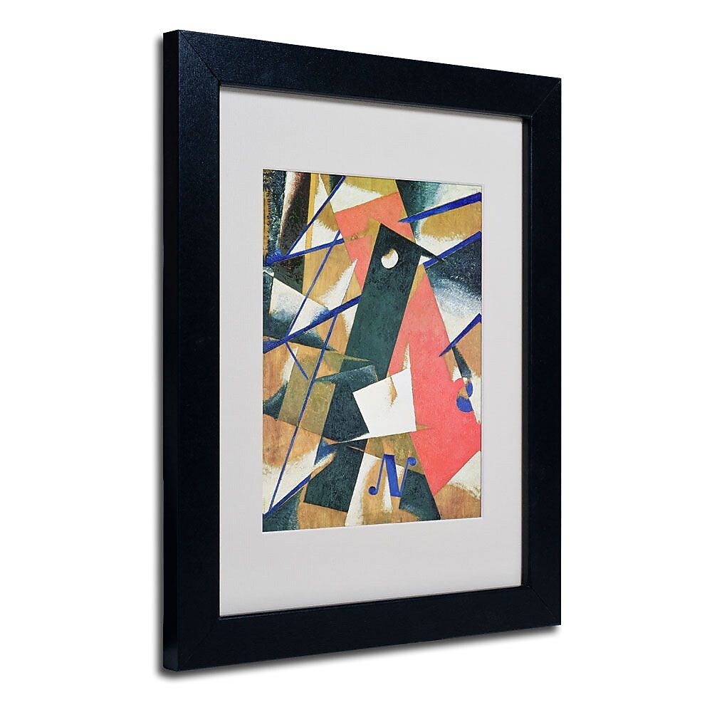 Trademark Fine Art 'Abstract II' 11" x 14" Black Frame Art