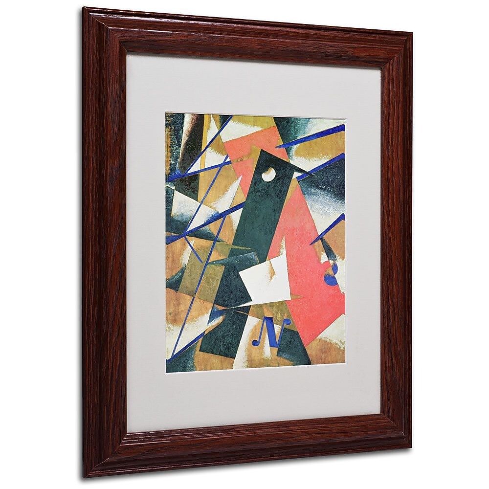 Trademark Fine Art 'Abstract II' 11" x 14" Wood Frame Art