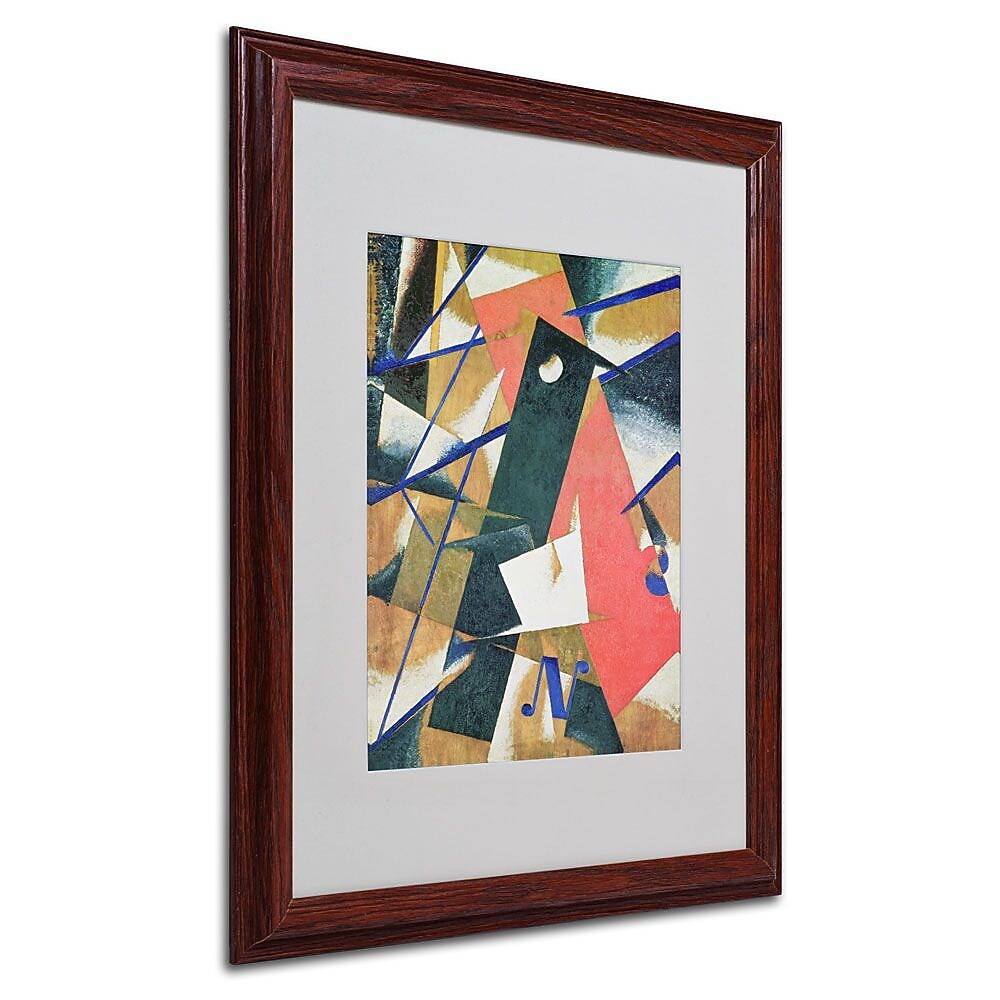 Trademark Fine Art 'Abstract II' 16" x 20" Wood Frame Art