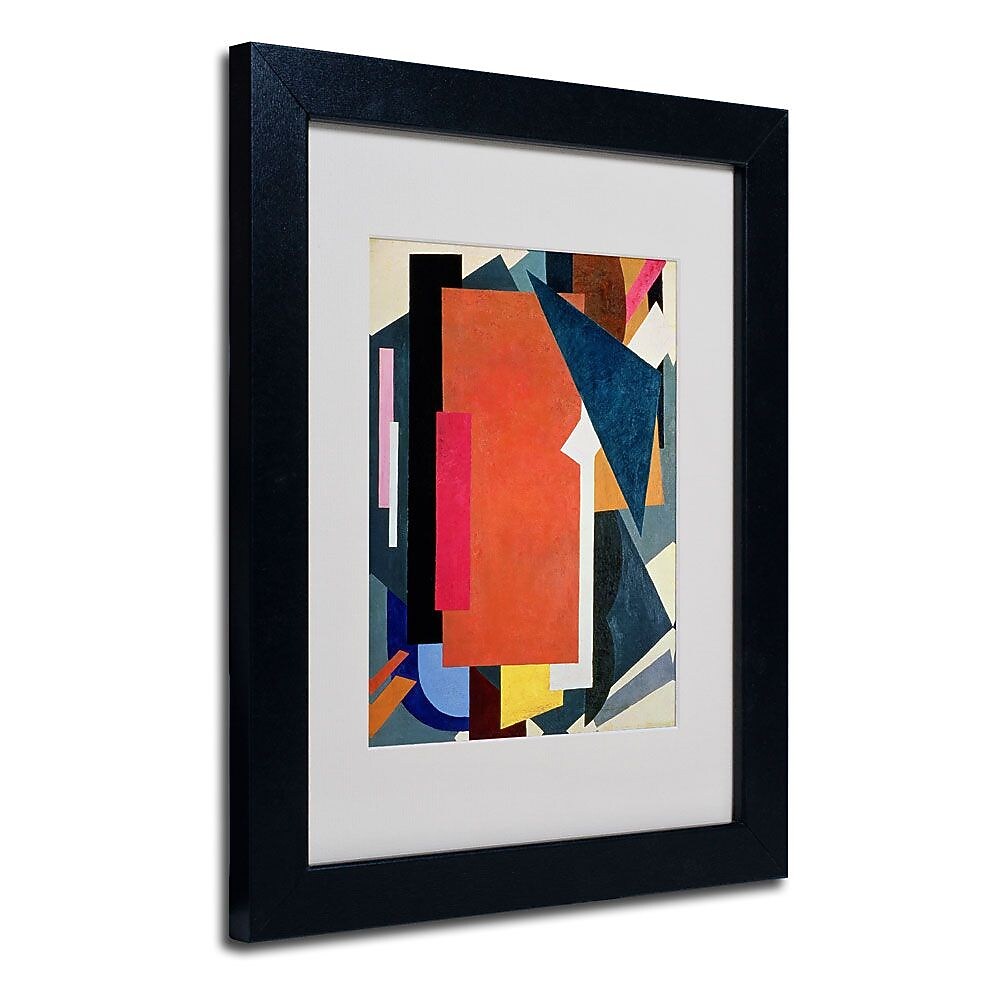 Trademark Fine Art 'Abstract III' 11" x 14" Black Frame Art