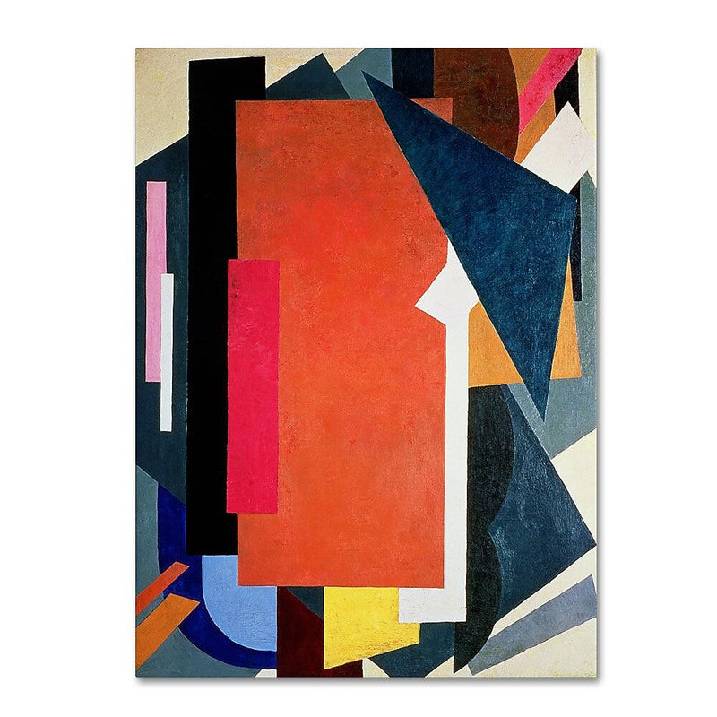 Trademark Fine Art 'Abstract III' 35" x 47" Canvas Art