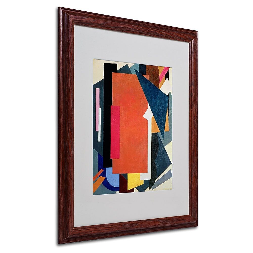 Trademark Fine Art 'Abstract III' 16" x 20" Wood Frame Art