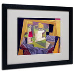 Trademark Fine Art 'Composition on a Table' 16" x 20" Black Frame Art