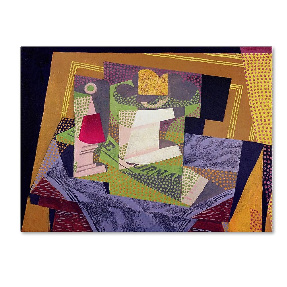 Trademark Fine Art 'Composition on a Table' 26" x 32" Canvas Art