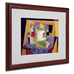 Trademark Fine Art 'Composition on a Table' 16" x 20" Wood Frame Art