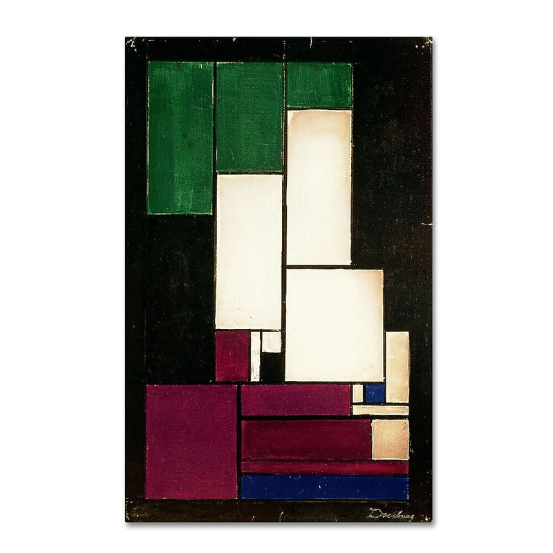 Trademark Fine Art 'Composition' 30" x 47" Canvas Art