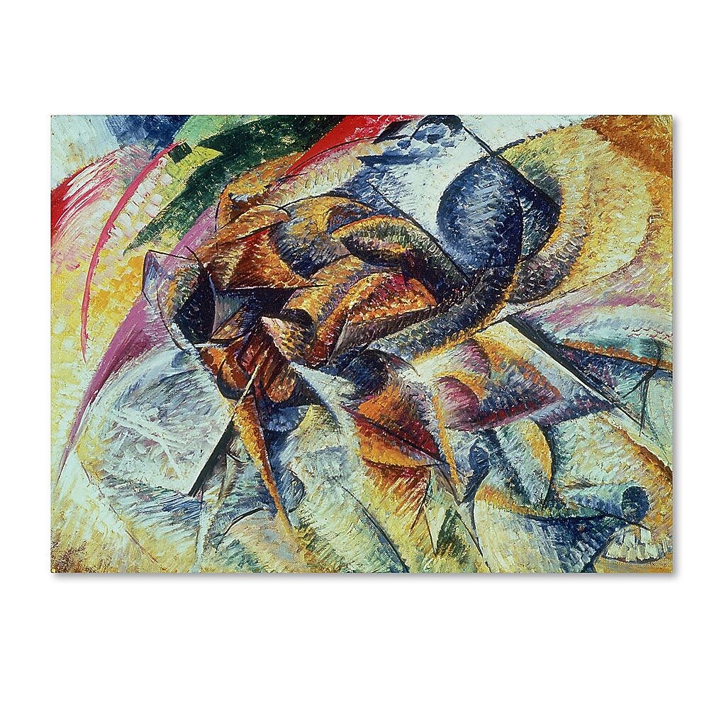 Trademark Fine Art 'Dynamism of a Cyclist' 35" x 47" Canvas Art