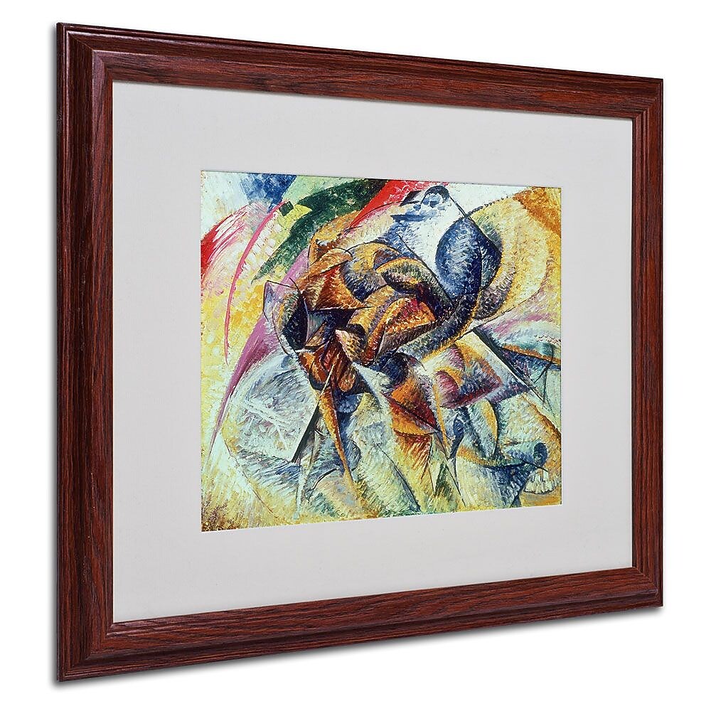 Trademark Fine Art 'Dynamism of a Cyclist' 16" x 20" Wood Frame Art