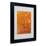 Trademark Fine Art 'Evocation of Butterflies' 11" x 14" Black Frame Art
