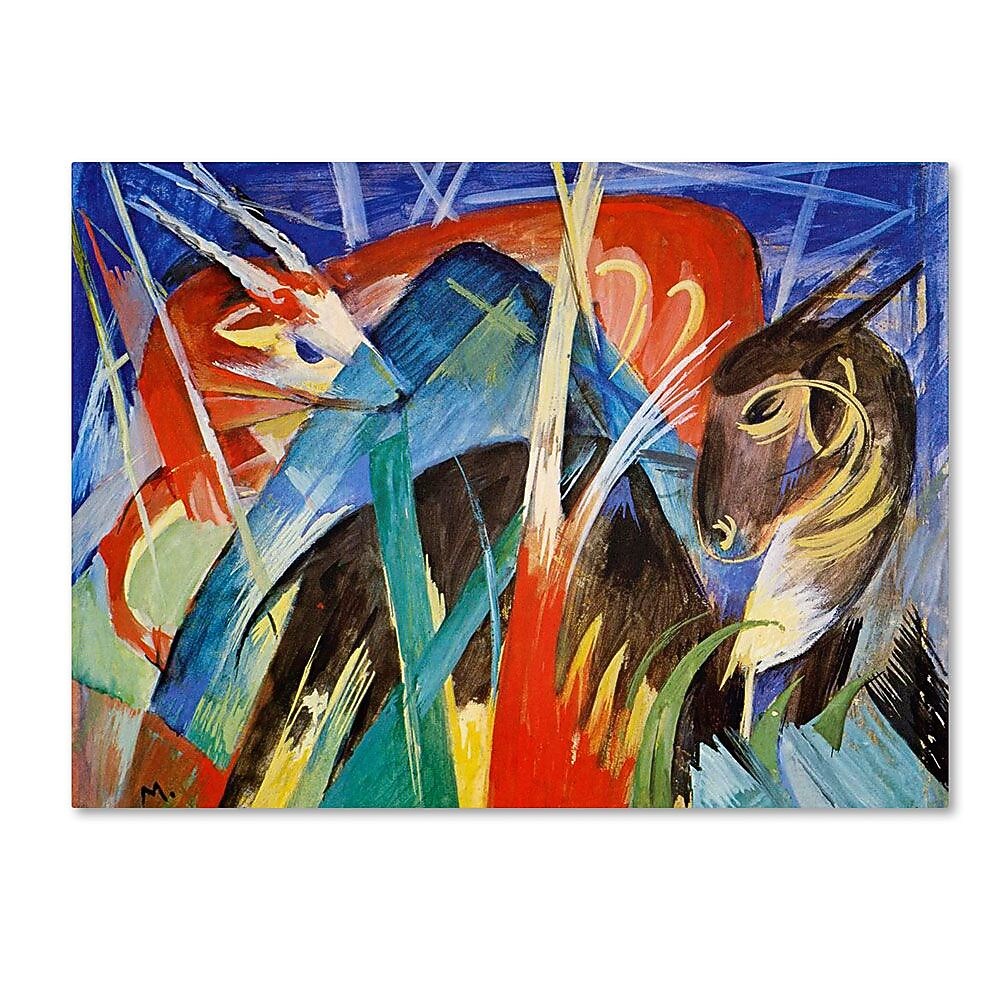 Trademark Fine Art 'Fairy Animals' 14" x 19" Canvas Art