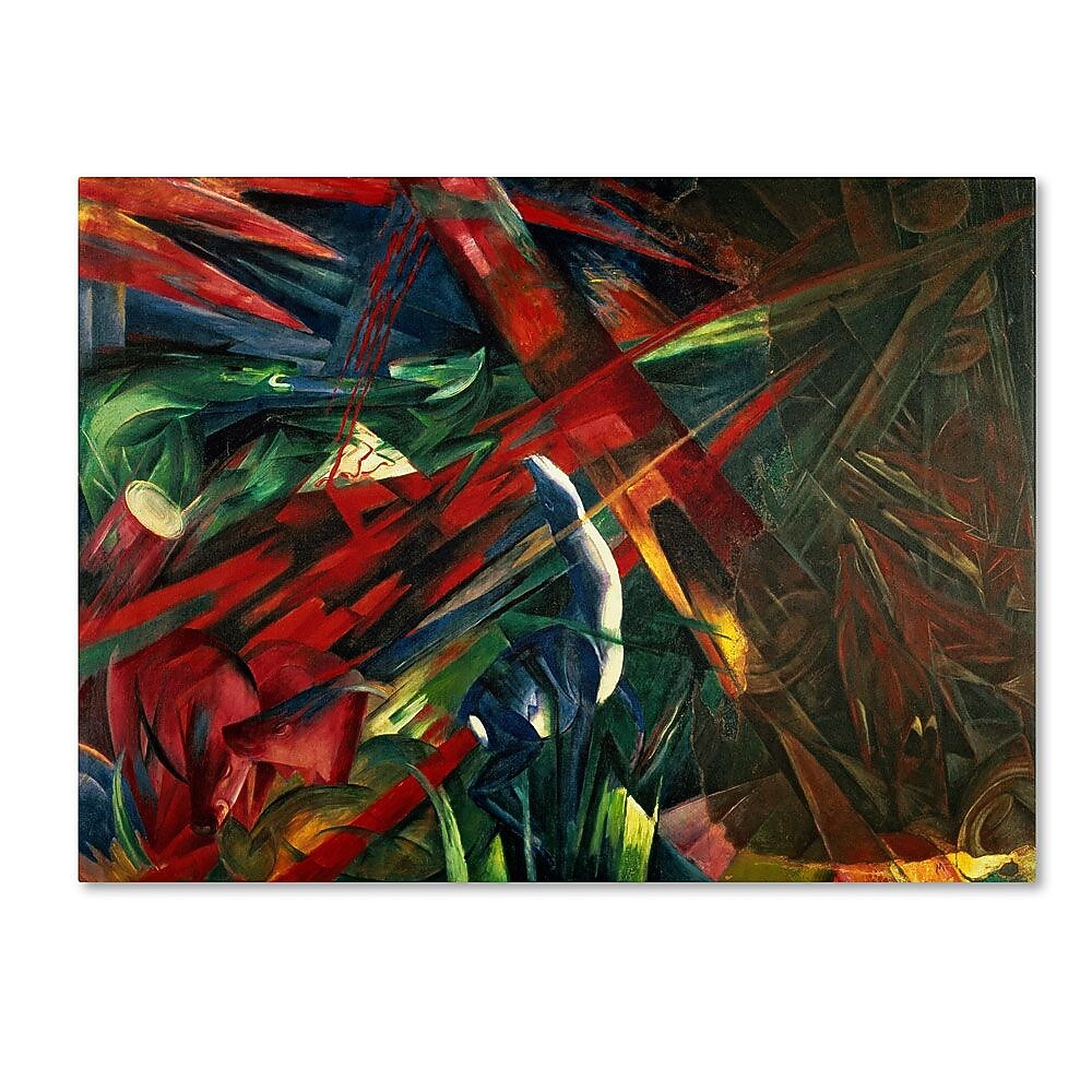 Trademark Fine Art 'Fate of the Animals' 14" x 19" Canvas Art
