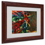 Trademark Fine Art 'Fate of the Animals' 11" x 14" Wood Frame Art