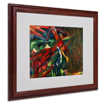 Trademark Fine Art 'Fate of the Animals' 16" x 20" Wood Frame Art