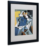 Trademark Fine Art 'Figure of a Woman' 16" x 20" Black Frame Art