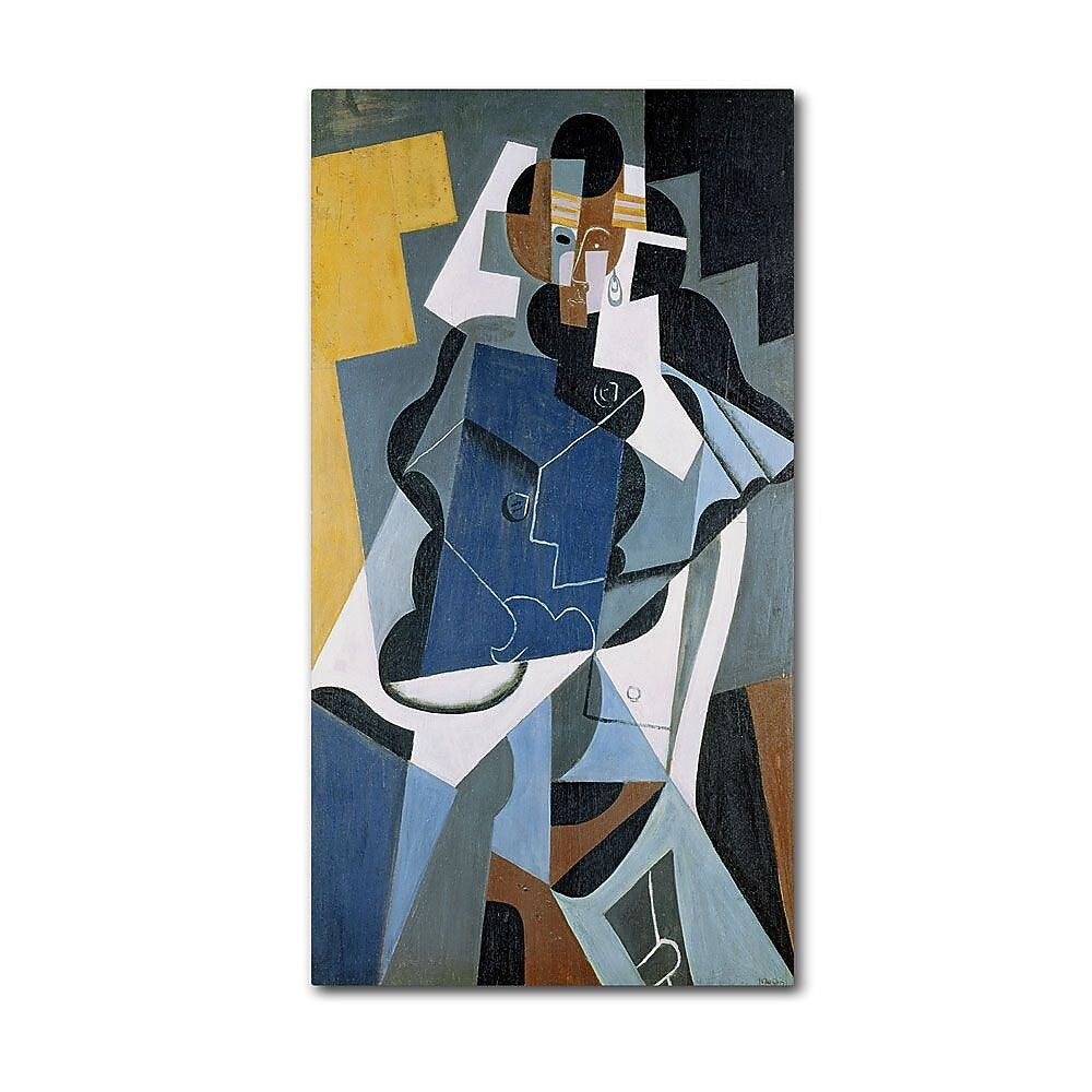 Trademark Fine Art 'Figure of a Woman' 14" x 24" Canvas Art