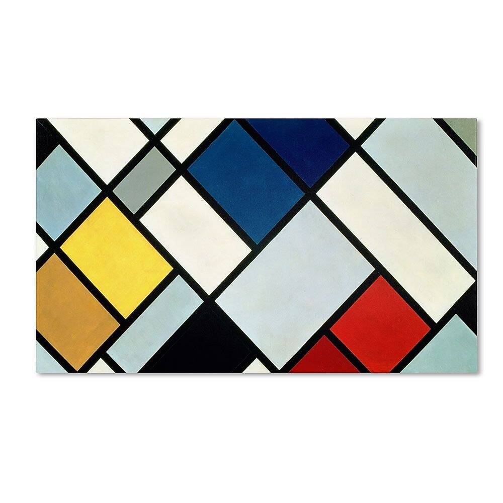 Trademark Fine Art 'Abstract IV' 24" x 47" Canvas Art