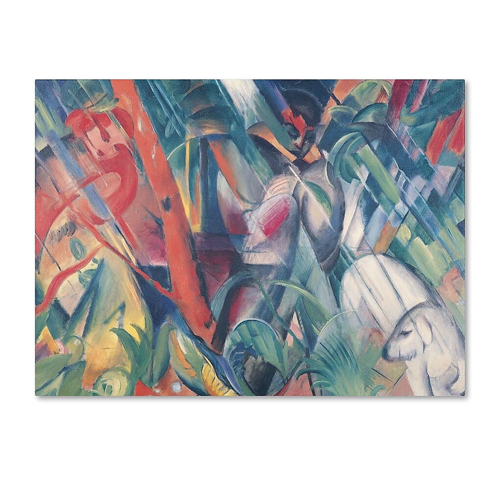 Trademark Fine Art 'In the Rain' 26" x 32" Canvas Art