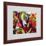 Trademark Fine Art 'Mandrill' 16" x 20" Wood Frame Art