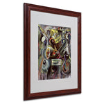 Trademark Fine Art 'Pearl Jam' 16" x 20" Wood Frame Art