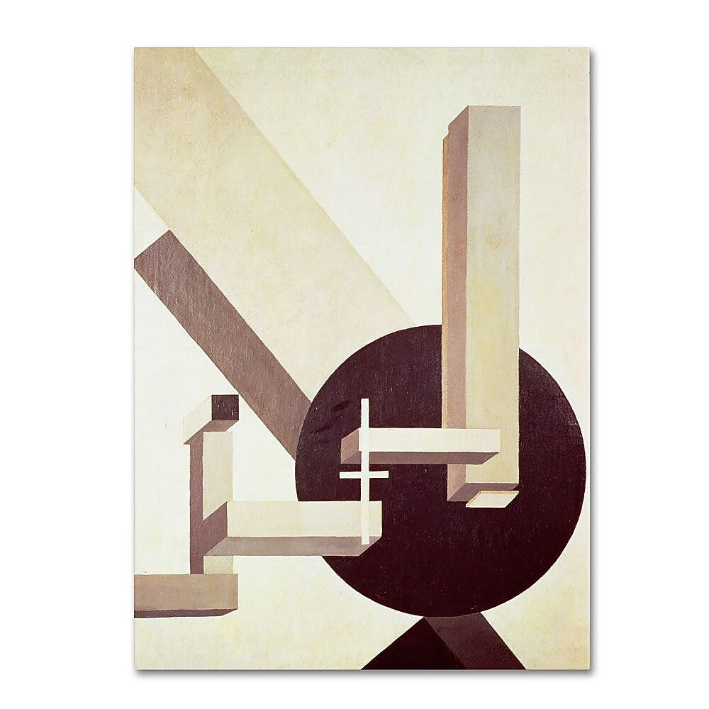 Trademark Fine Art 'Proun 10' 24" x 32" Canvas Art