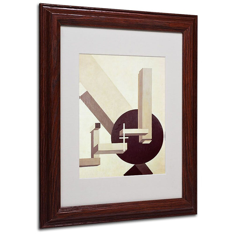 Trademark Fine Art 'Proun 10' 11" x 14" Wood Frame Art