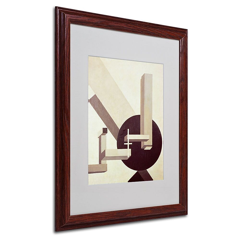Trademark Fine Art 'Proun 10' 16" x 20" Wood Frame Art
