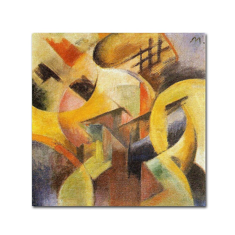 Trademark Fine Art 'Small Composition I' 18" x 18" Canvas Art