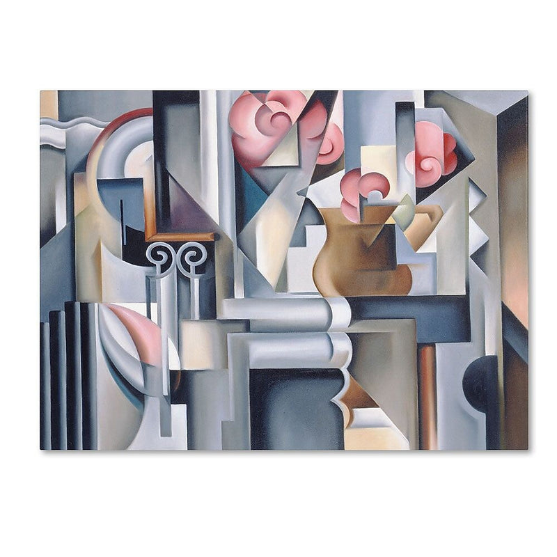 Trademark Fine Art 'Still Life With Brown Jug' 26" x 32" Canvas Art