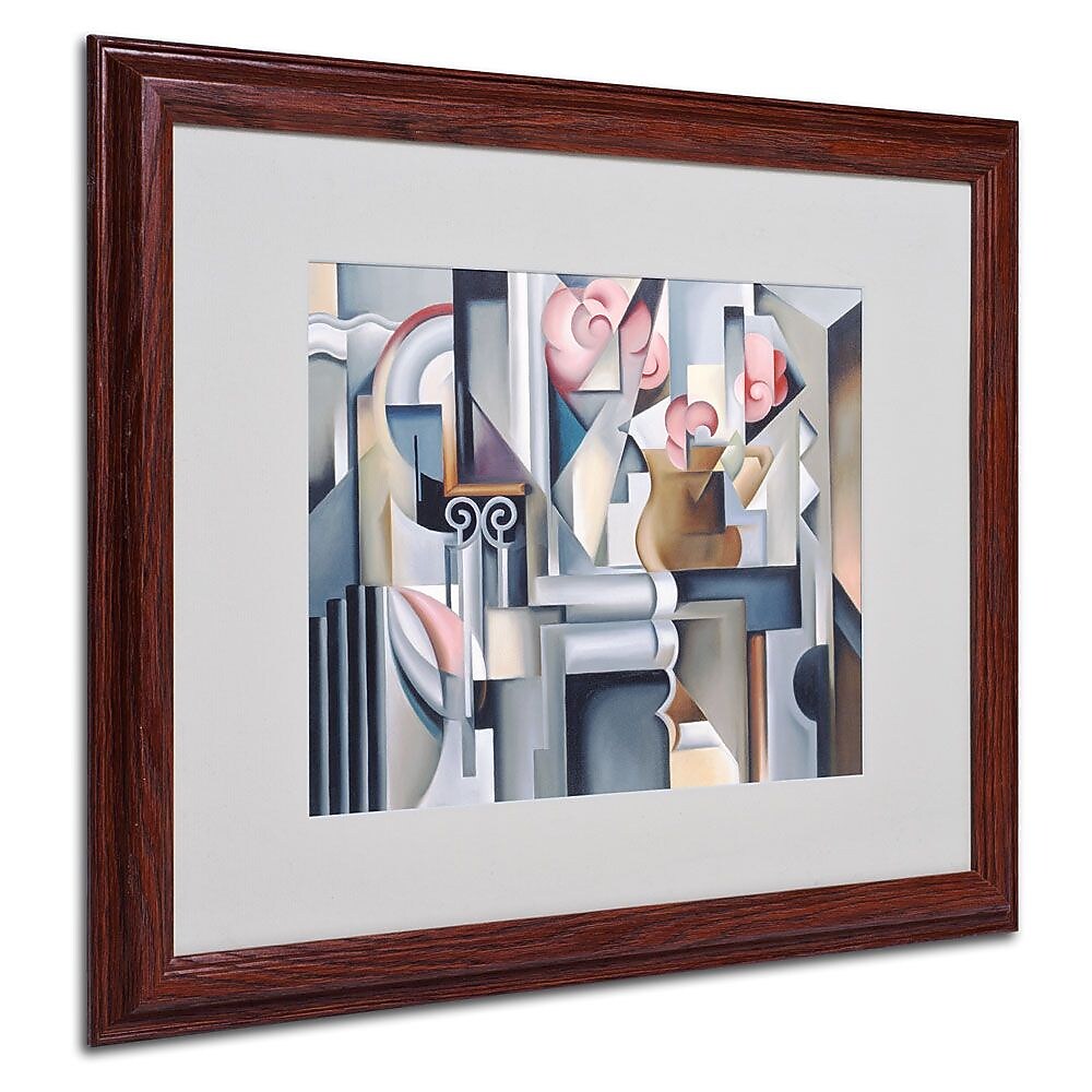 Trademark Fine Art 'Still Life With Brown Jug' 16" x 20" Wood Frame Art