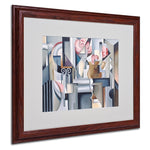 Trademark Fine Art 'Still Life With Brown Jug' 16" x 20" Wood Frame Art