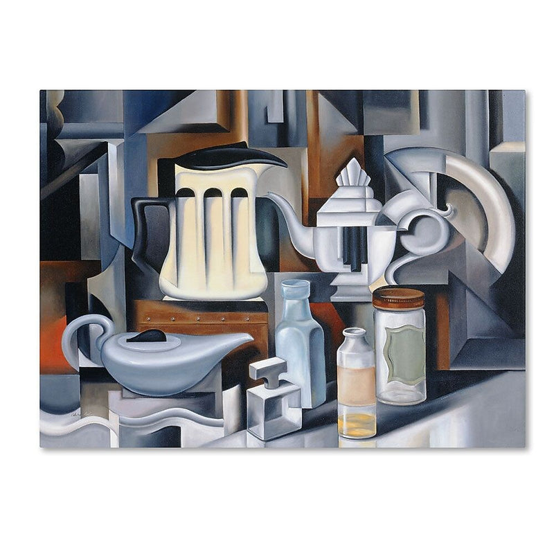 Trademark Fine Art 'Still Life With Teapots' 18" x 24" Canvas Art