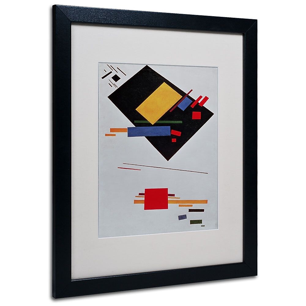 Trademark Fine Art 'Suprematist Composition' 16" x 20" Black Frame Art