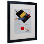 Trademark Fine Art 'Suprematist Composition' 16" x 20" Black Frame Art
