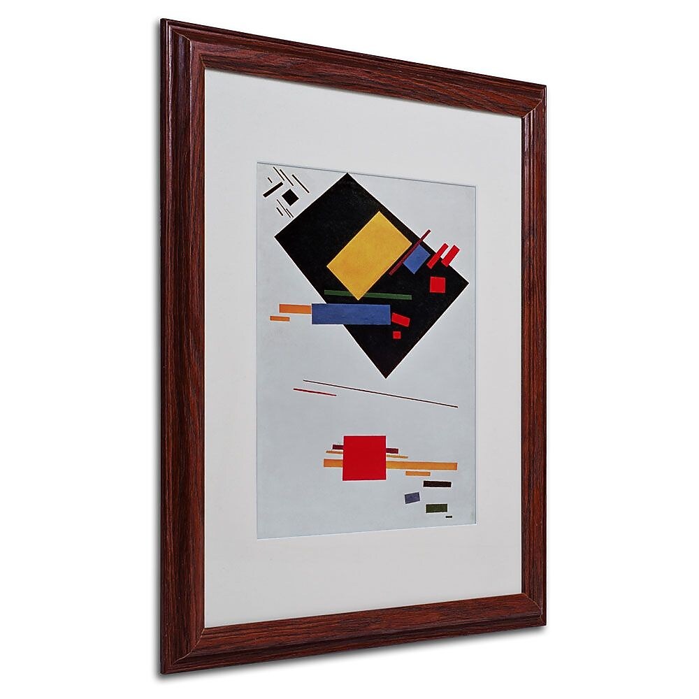 Trademark Fine Art 'Suprematist Composition' 16" x 20" Wood Frame Art