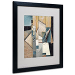 Trademark Fine Art 'The Book' 16" x 20" Black Frame Art