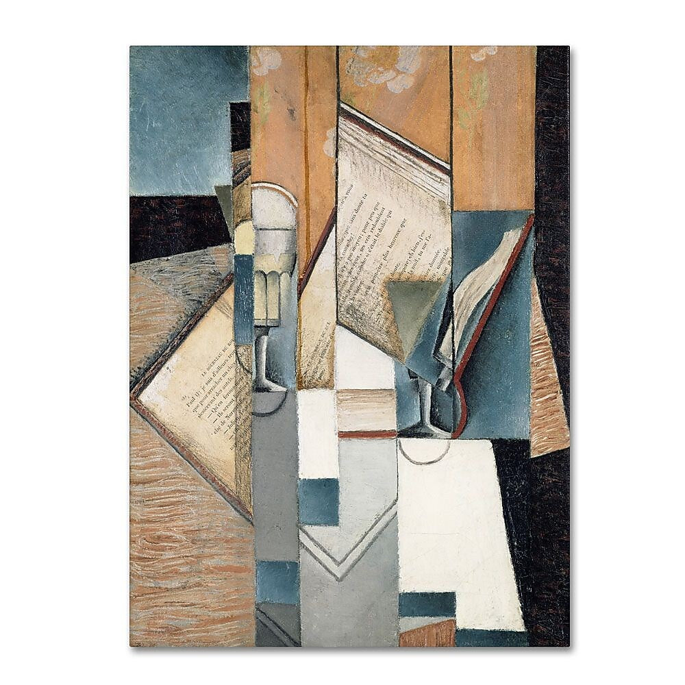 Trademark Fine Art 'The Book' 26" x 32" Canvas Art