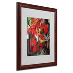 Trademark Fine Art 'The Fox' 16" x 20" Wood Frame Art