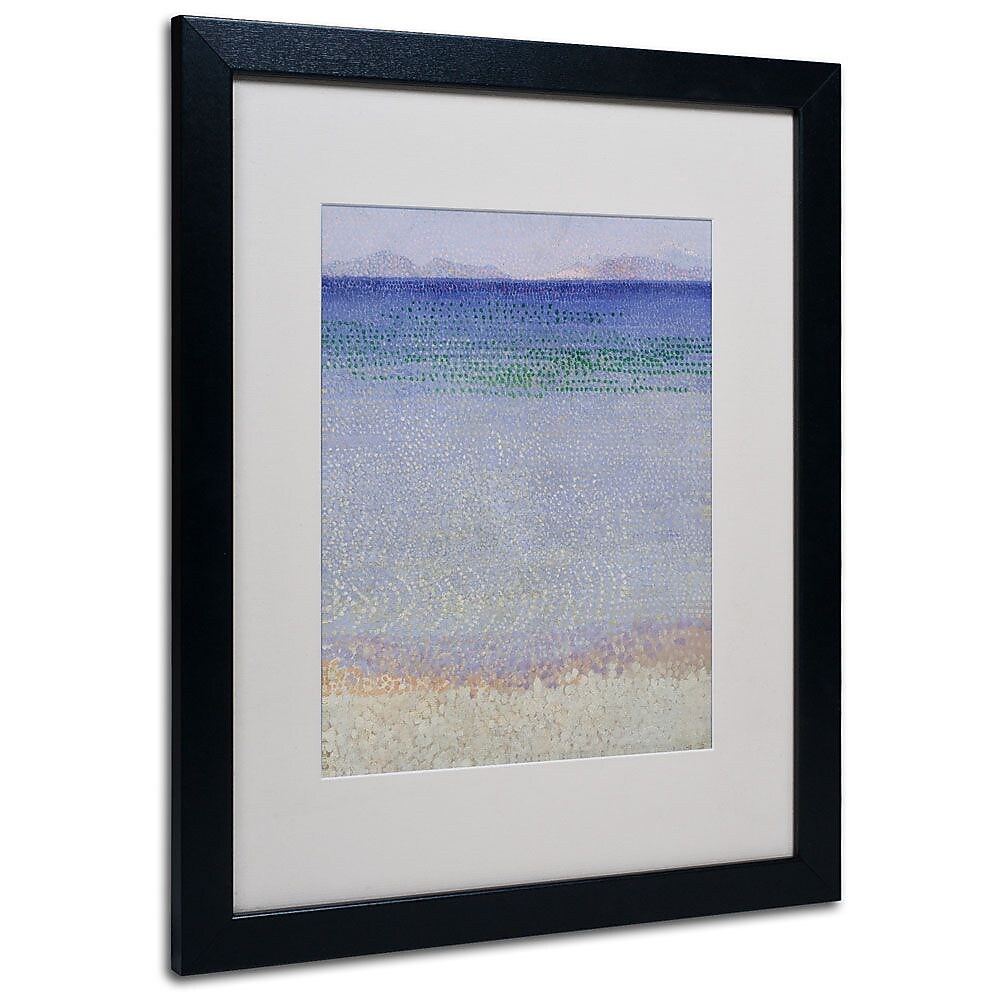 Trademark Fine Art 'The Iles d' 16" x 20" Black Frame Art