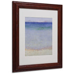 Trademark Fine Art 'The Iles d' 11" x 14" Wood Frame Art